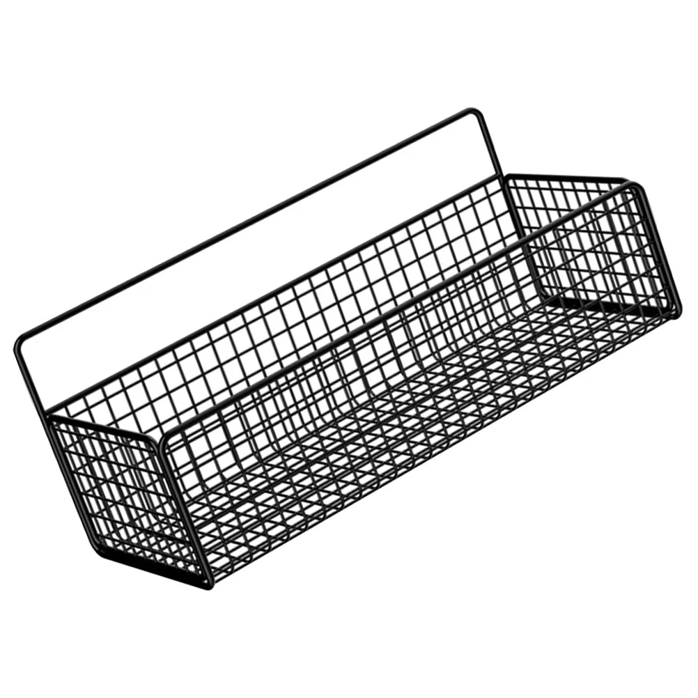 

Wall Mount Shower Bathroom Organizer Basket Hanging Storage Shelves No Drilling Shelf Iron Makeups Shampoo Holder
