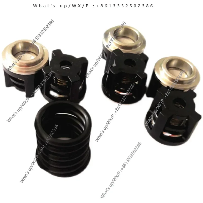 Black valve core, sealing ring, water seal, Italian AR high-pressure water pump pressure valve, 6 sets