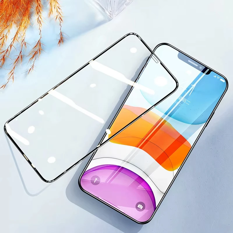 1-3 قطعة 9H حامي الشاشة آيفون 17 الهواء 16 برو ماكس 15 14 11 12 13 Mini X XS XR زجاج واقي آيفون 7 8 Plus SE فيلم