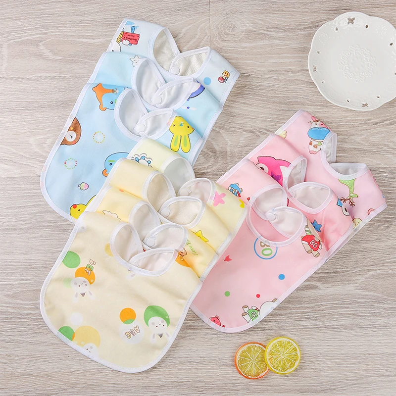 15pcs/Lot Toddler Baby Boys Girls Waterproof Feeding Clothes Newborn Clothing Accessories Bibs