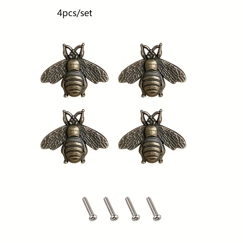 4 sets of retro honeycomb cabinet handles, zinc alloy metal drawer handles, furniture handles, retro honeycomb style hardware