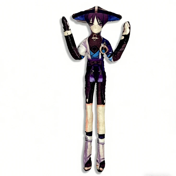 

30cm Otaku Collectible Gift Handmade Poseable Joint Anime Plush Doll Genshin Impact Game Character Klee Diluc Stuffed Figure