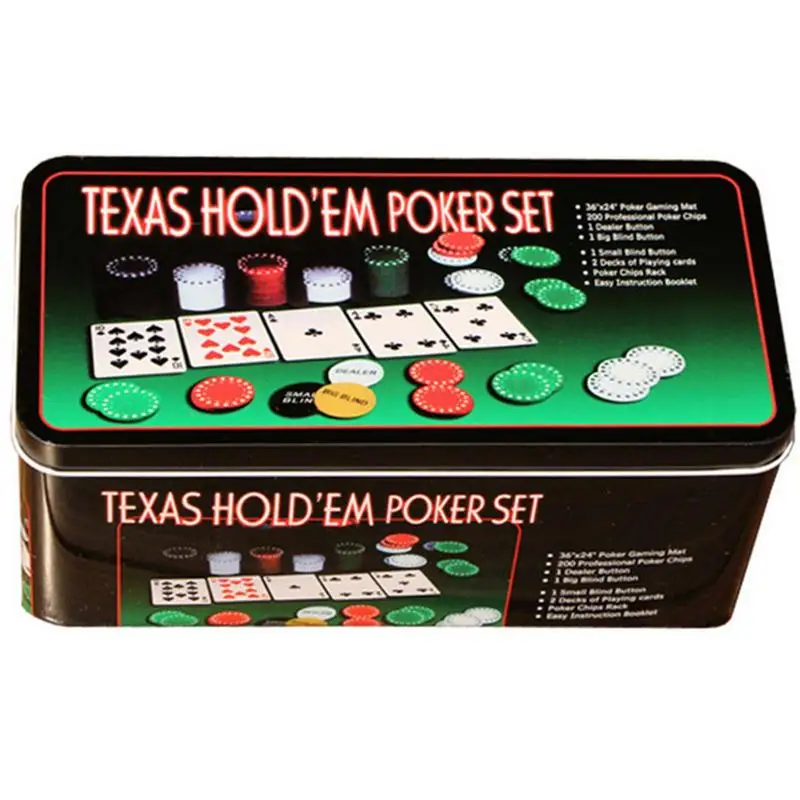 Party Table Game Poker Tokens Case Set Poker Game Set 200Pcs Poker Chip With Big Blind Vega For Texas Holdem Outdoor Camping, image 4