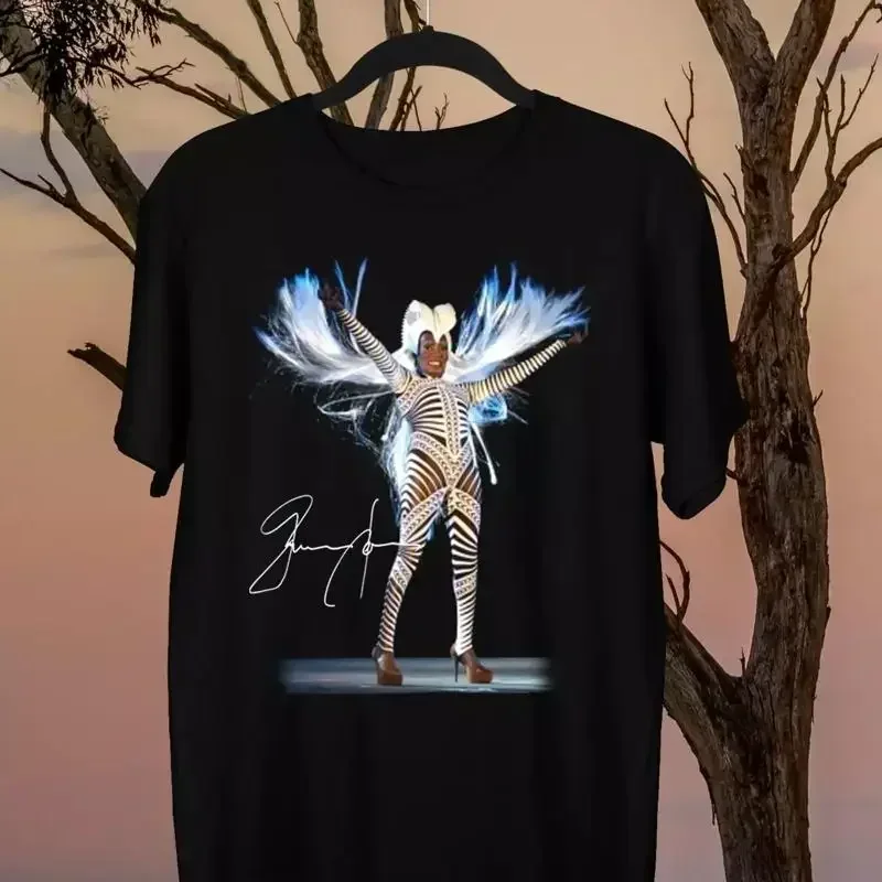 Grace Jones Signed Concert For Fan Black All Size  T shirt