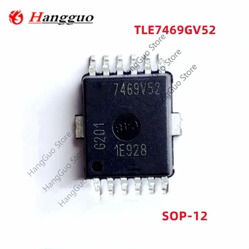 5PCS TLE7469GV52 7469V52 SOP-12 Automobile Computer Board Integrated Circuit IC Chip