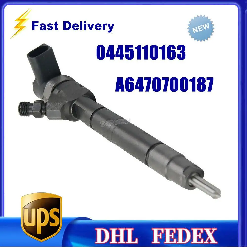 0445110163 Diesel Fuel Injectors Fuel Injection A6470700187 for Mercedes-Benz