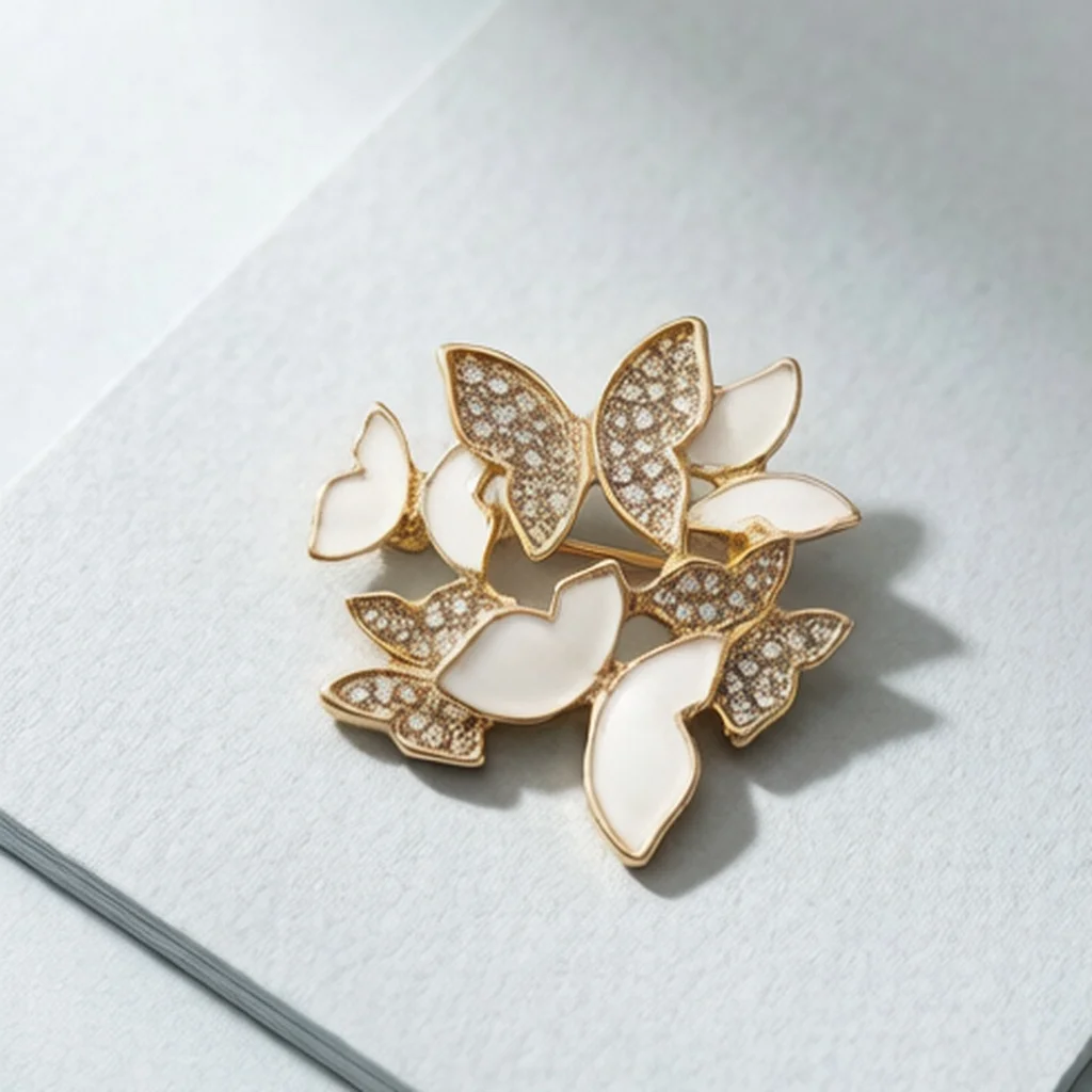 New DIY Collar Accessory, Elegant and Versatile Pin, High-End Scarf Buckle, Best Matching for Couples, Hidden Button, Collar Pin, Brooch, Ins-Style Clothing Decoration, Anti-Exposure Tool, Light Luxury Waterproof Decorative Buckle, European Retro, High Aesthetic Value, Shoe Decoration, Clothing Buckle, Personalized Outfit