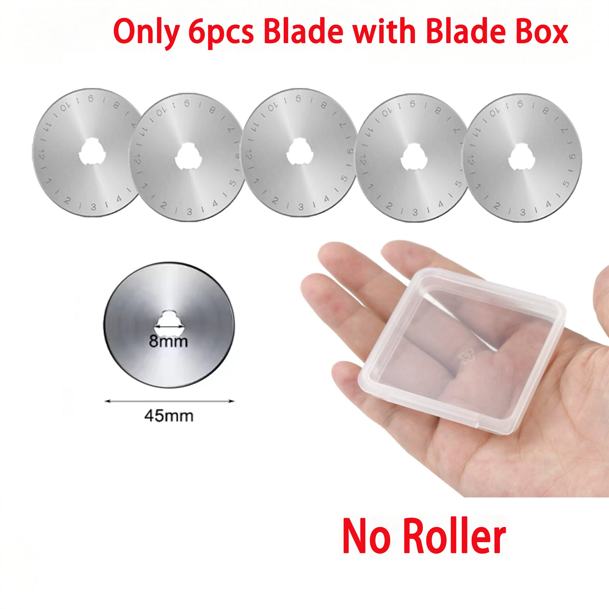 45mm Rotary Cutter with Safety Lock + 6-Pack Blades product image