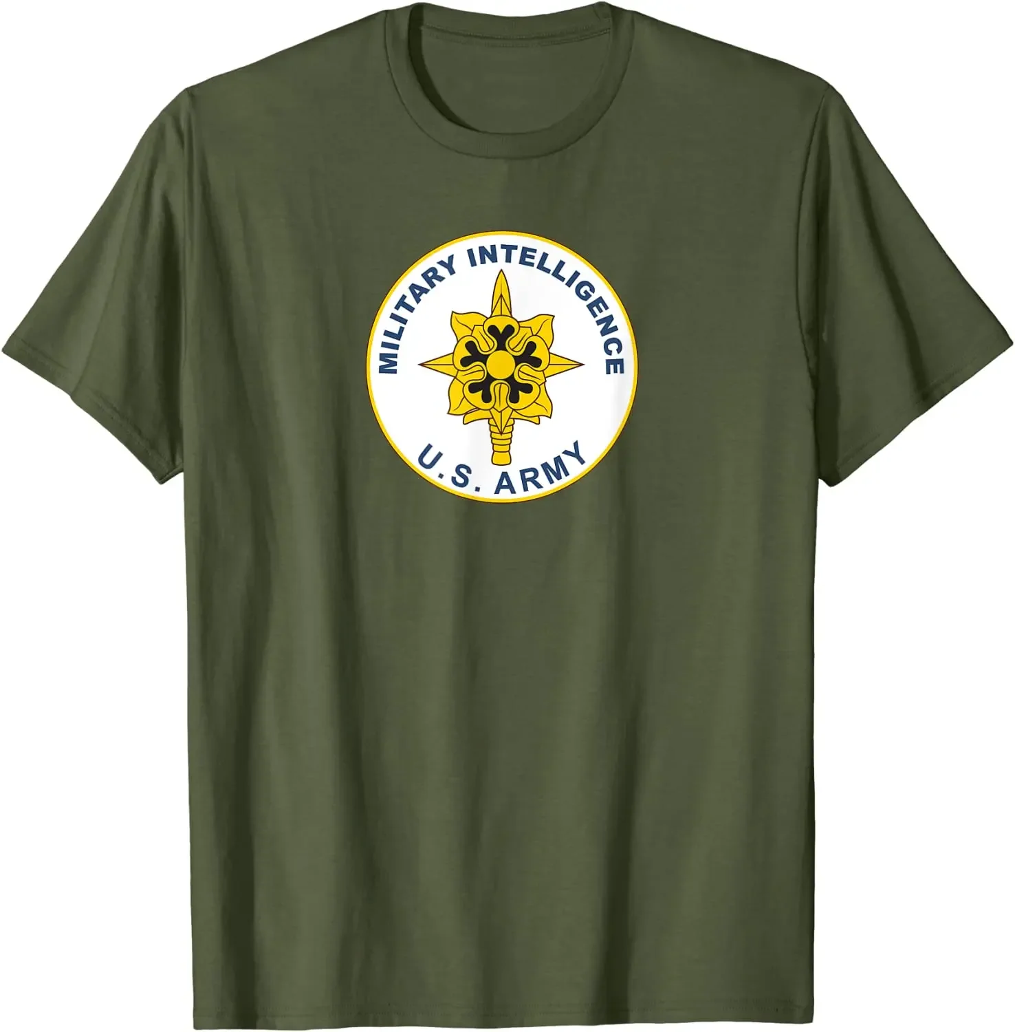 US Army Military Intelligence Corps T-Shirt 100% Cotton O-Neck Short Sleeve Summer Casual Mens T-shirt Streetwear