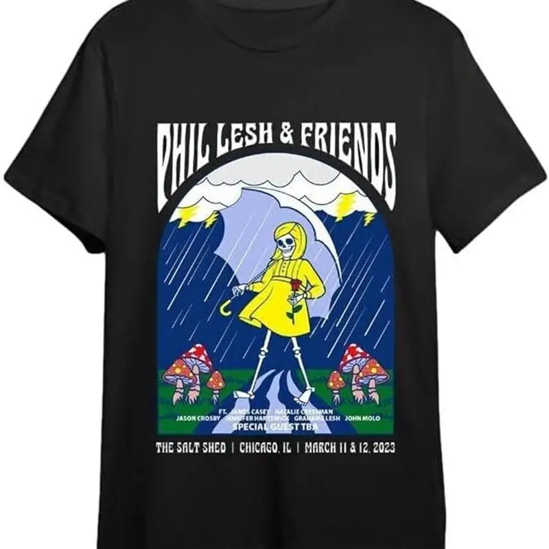 

Phil lesh Friends Chicago WHite unisex S 234XL shirt E771