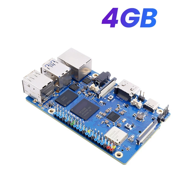 Imagem -02 - Desenvolvimento Módulo Board para Orange pi 3b Quad Core Rk3566 Suporte Módulo Emmc Ram 4gb 3b