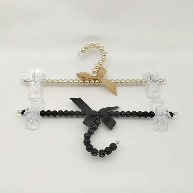 

2Pcs 24/30cm Baby Hangers Clothes Kids Pet Pearl Plastic Hanger Child Clothes Rack Pet Dog Mini Hangers Wardrobe Baby Coat Rack