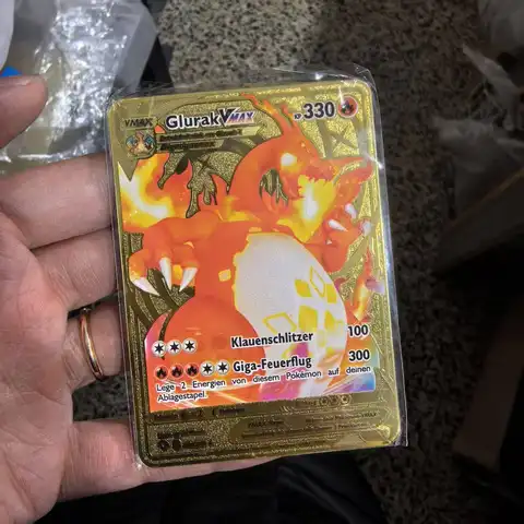 पोकेमोन मेटल कार्ड्स इन ड्यूश टेरास्टल पिकाचु आर्सियस चारिज़ार्ड DIY ट्रेडिंग फ़्लैश कार्ड एनीमे कार्टून उपहार 8 best sales पोकेमॉन मेटल - №8