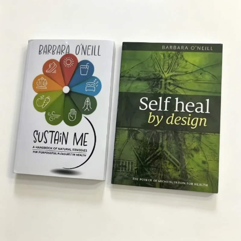 Sustain Me & Self Heal By Design Barbara O'Neill Books Natural Remedies Health Care Handbook Self‑Help English Reading Book