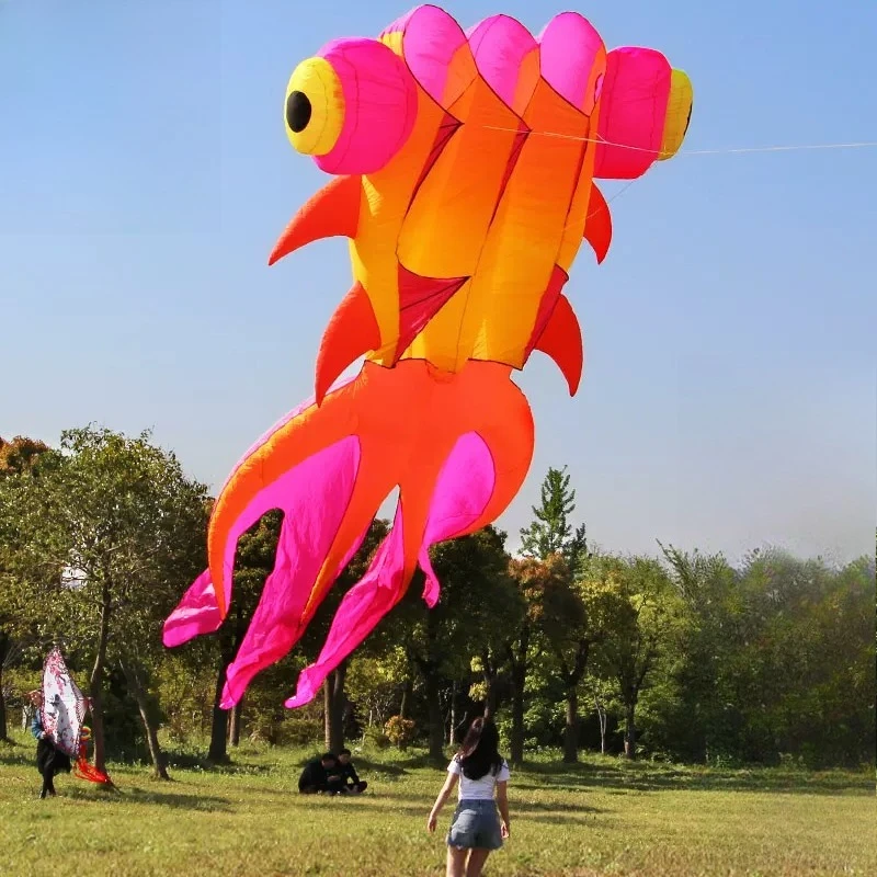 Large soft kite, big goldfish, high-grade umbrella cloth, easy to fly in the breeze, anti-strong wind, boneless adult