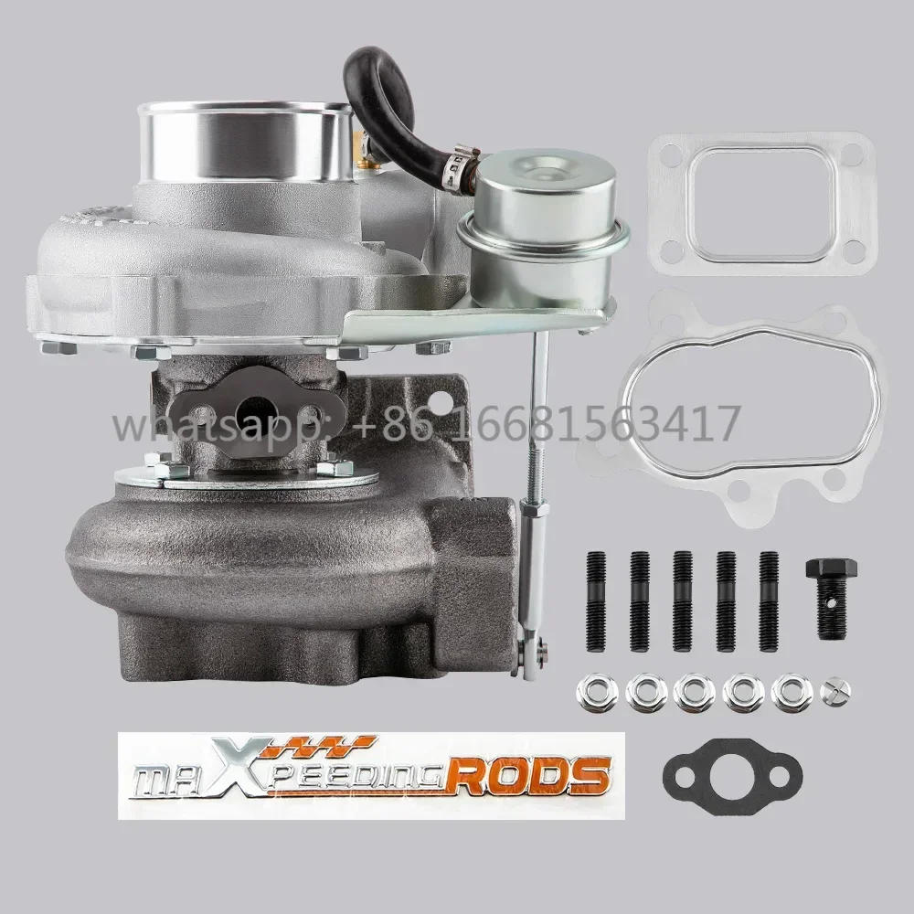 Universal GT2871 GT2860 GT25 GT28 Turbo Turbine A/R .64 .60 Internal Wastegate Water + Oil