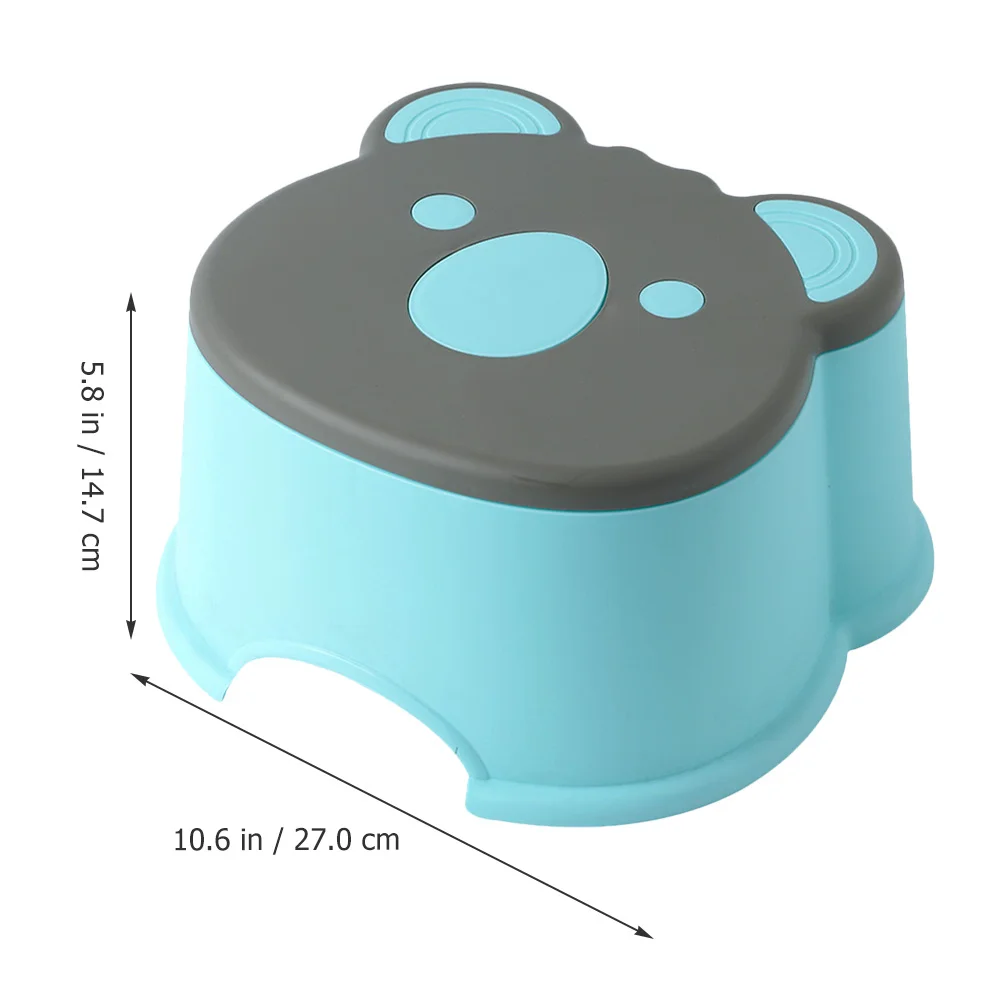 كارتون البراز البلاستيك مقعد صغير تصميم عدم الانزلاق للحمام المطبخ البراز العملي #4