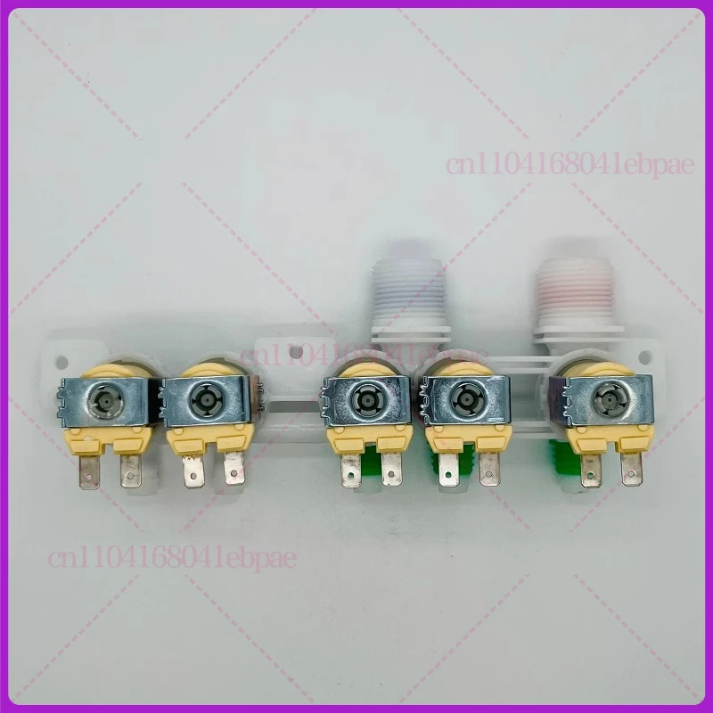Electric Water Inlet Solenoid Valve DC97-15459K For Samsung Drum Washing Machine 220V C-076-19-B13 Five-head Washer Parts