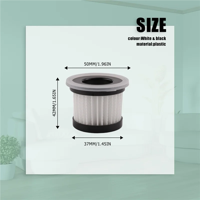 For Xiaomi Deerma Vacuum Cleaner CM810 CM300S/400/500/800/900 HEPA Filter Dust Mite Replacement Accessories Parts 3Pcs-Y48A