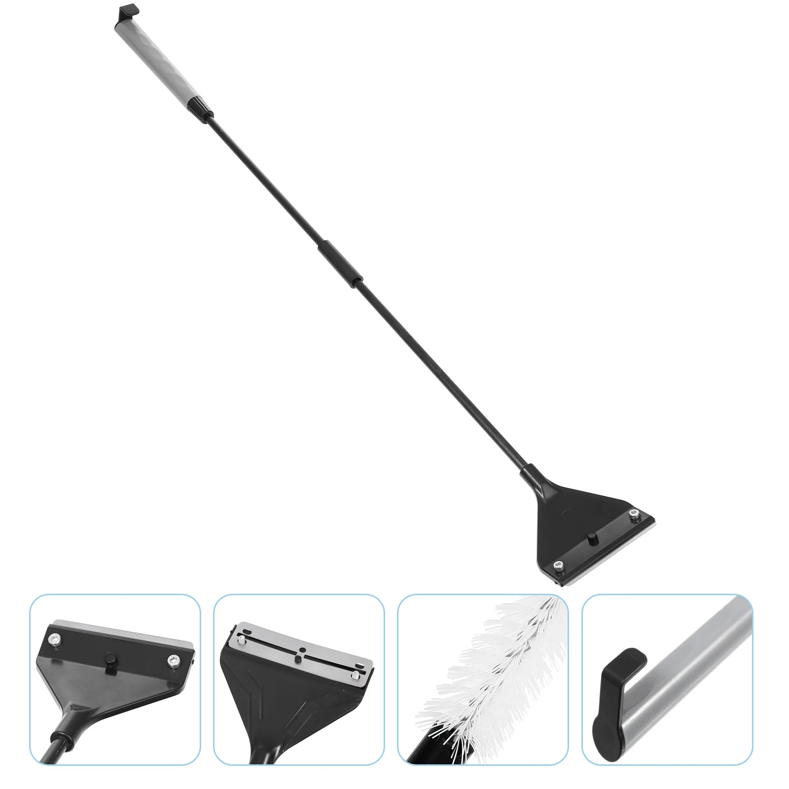 Aquarium Scraper Plastic Fish Tank Algae Remover Long Handle Cleaning Tool for Glass Aquariums Fish Tank Supply Cleaning Gadget
