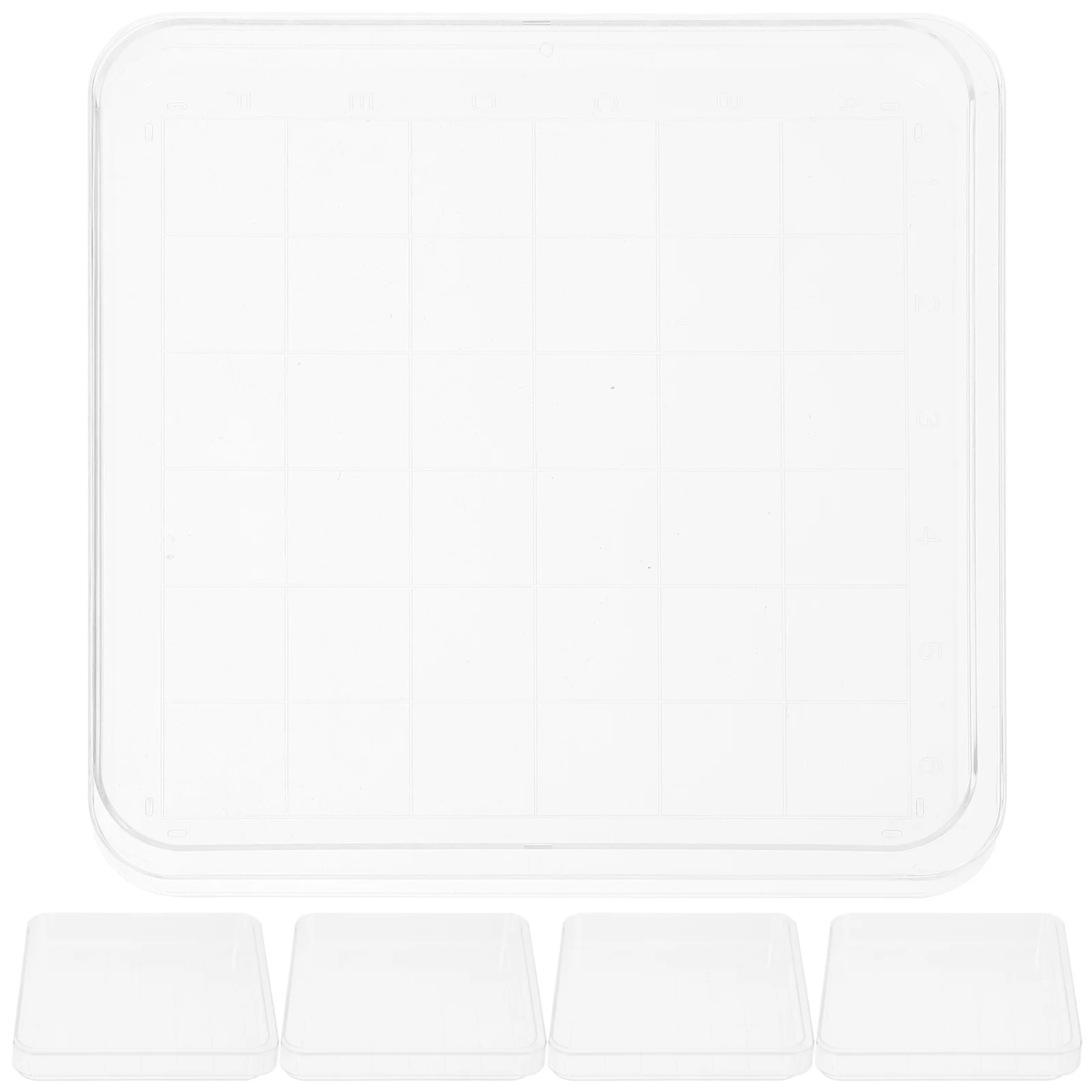 10Sets Square Petri Dish Simple Design High Performance Culture Dish for Biology Experiments Sterilized Plastic Container