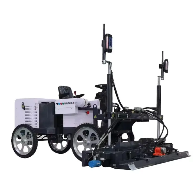Portable Laser Leveling Machine Compact Concrete Screed Equipment For Small Construction Site Floor Finishing