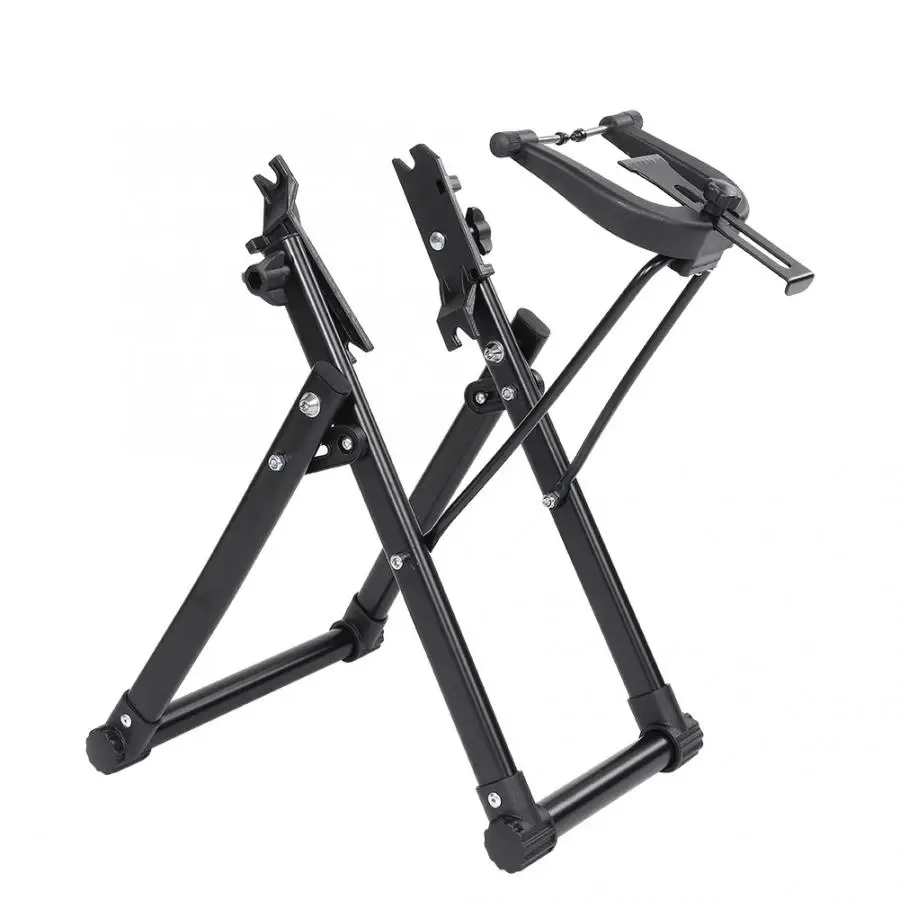 

Household mechanical bicycle wheel trimming bracket for bicycle frame maintenance and repair of 16 "-29" wheels