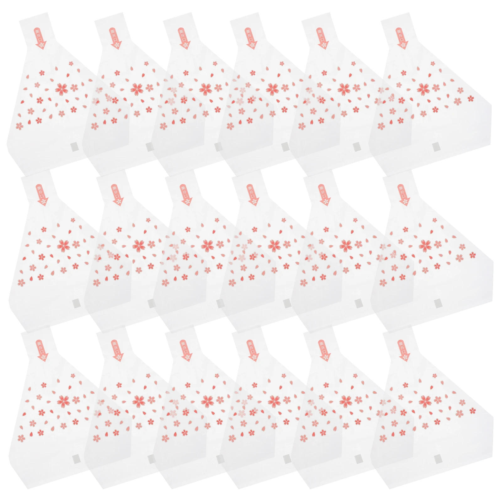 

100 Pcs Pink Rice Ball Packaging Bags Onigiri Wrappers Triangle Sushi Packing Bags For Bento Picnics Kitchen Bar Supplies