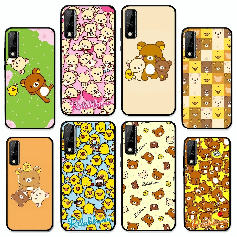 

Cartoon R-rilakkuma Phone Case For Huawei Y9 6 7 5 Prime Enjoy 7s 7 8 plus 7a 9e 9plus 8E Lite Psmart Shell