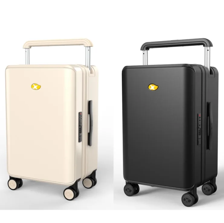 

【Hot】MGB New Designer Hard Shell Luggage LOGO PC Wide Trolley Carry on Spinner Caster Silent Universal Wheel Travel Suitc