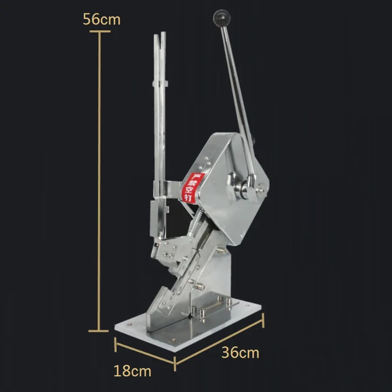 220 فولت الكهربائية سوبر ماركت حقيبة كليب آلة التعبئة والتغليف GF-50 دليل U على شكل الألومنيوم مسمار زرر آلة لحم الخنزير السجق التعادل كو م