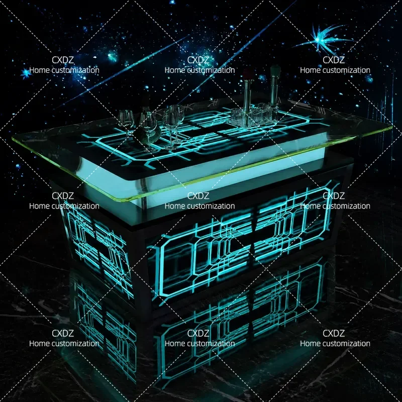 Luminous Coffee Table for Bar Club KTV Nightclub Customizable Factory Direct Sales