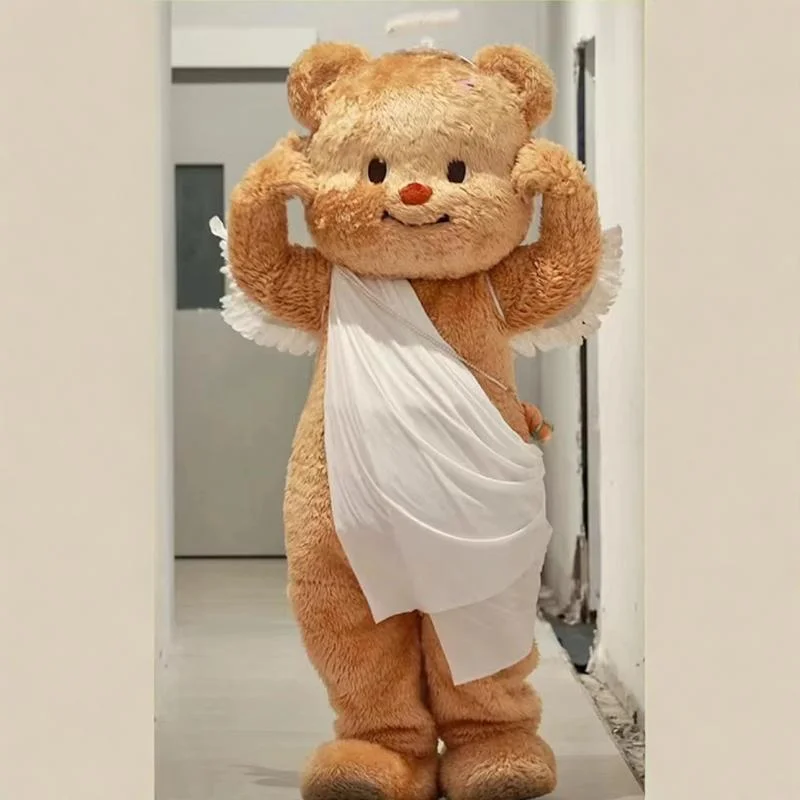 لطيف الكرتون الفراش زي التميمة تايلاند زبدة الدب تأثيري الرقص أداء الدعائم الطرف لجميع القديسين عيد الميلاد #2