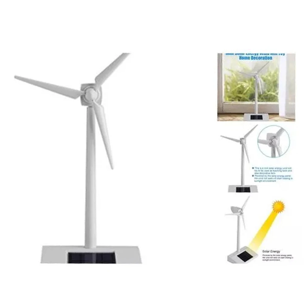 Desk Decoration Windmill Model Decor ABS Engineering Plastic Desk Model Educational Projects High-Quality Materials For Children