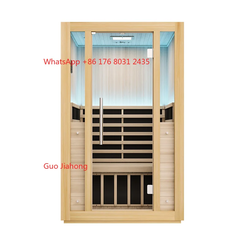 

Saunaking Indoor Hemlock Cedar Wood Sauna Cabin Sauna Room Ozone Sauna for Sale