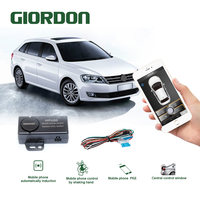 GIORDON Auto Alarm Systems Car Remote Central Kit Remote Central Door Lock Keyless System Central Locking Intelligent Control