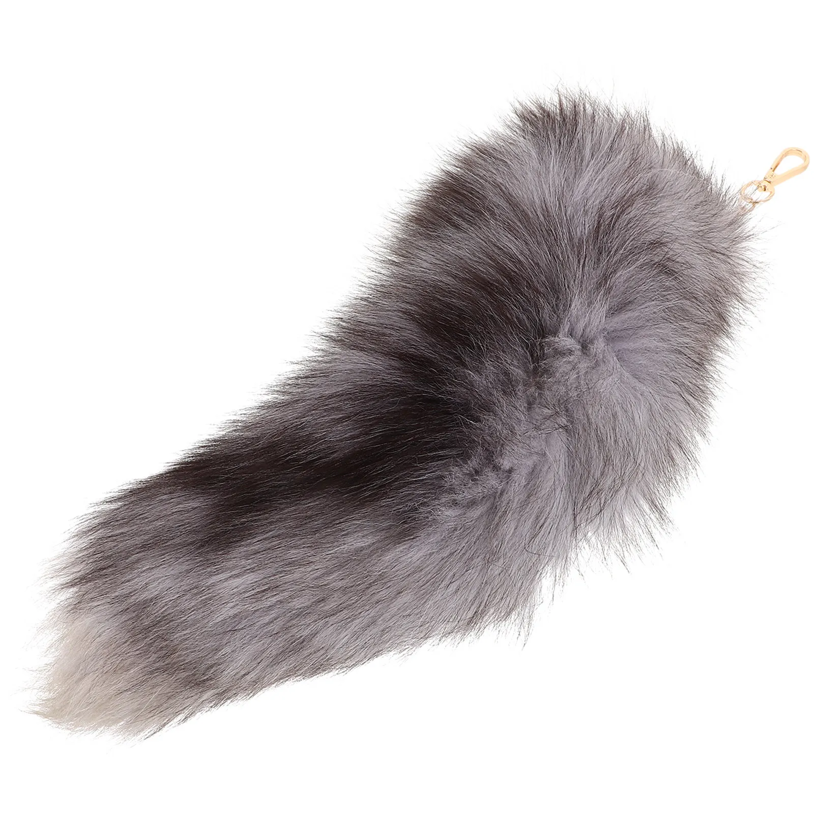 

9-Tail Fox Tail Pendant Keychain Charm Creative Design Comfortable Hand Feel Small Light Portable Bag Backpack Car Mirror Decor