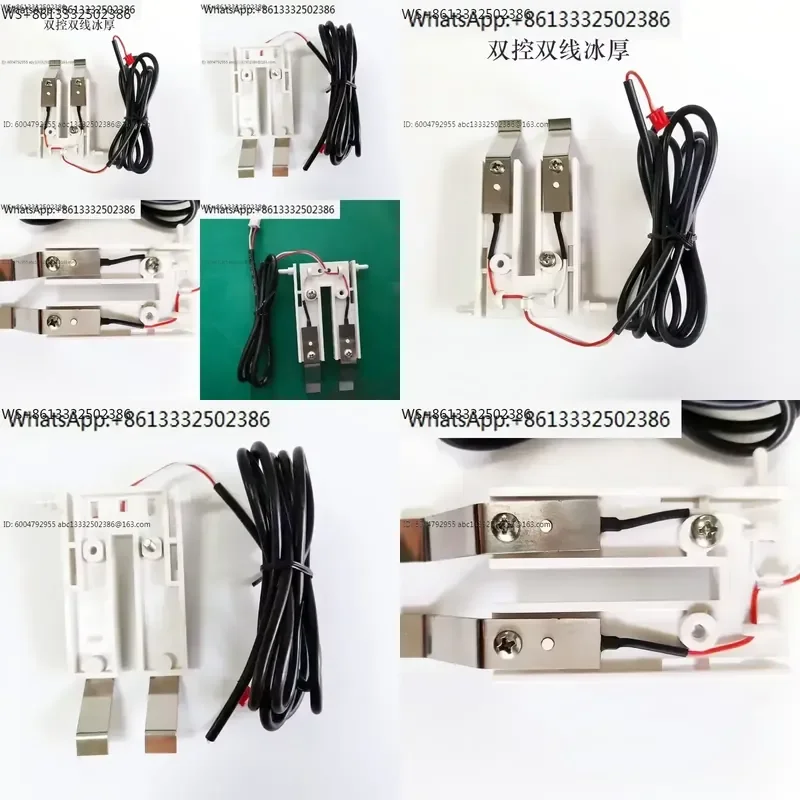 Dual-line universal probe sensor ice thickness regulator for ice maker