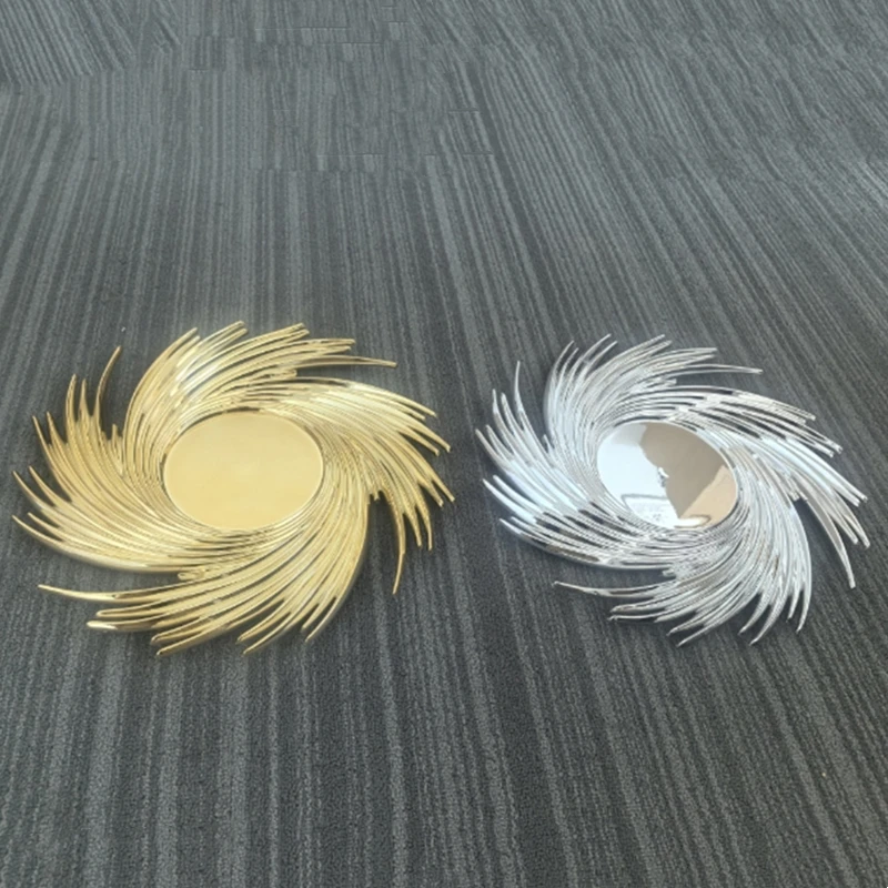 

100 PCS Charger Plate Luxury Plastic 33CM Party Decorative Dining Dinner Serving Wedding Christmas Decor Table Place Setting