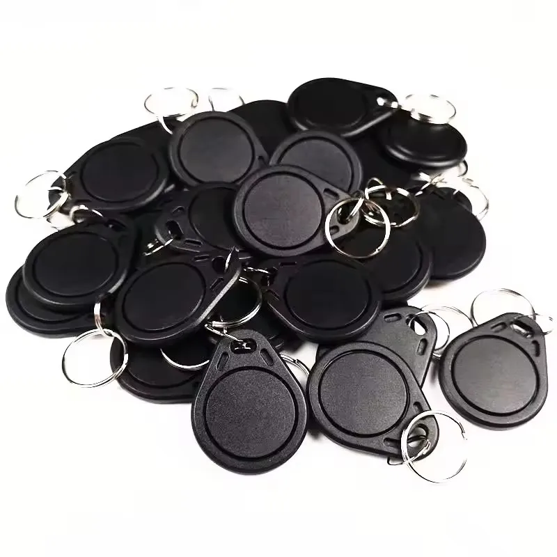 

100/200/300Pcs 13.56Mhz NTAG213 Tags ISO14443A RFID Keyfobs keychain Ntag 213 Chip for All NFC Enabled Phones