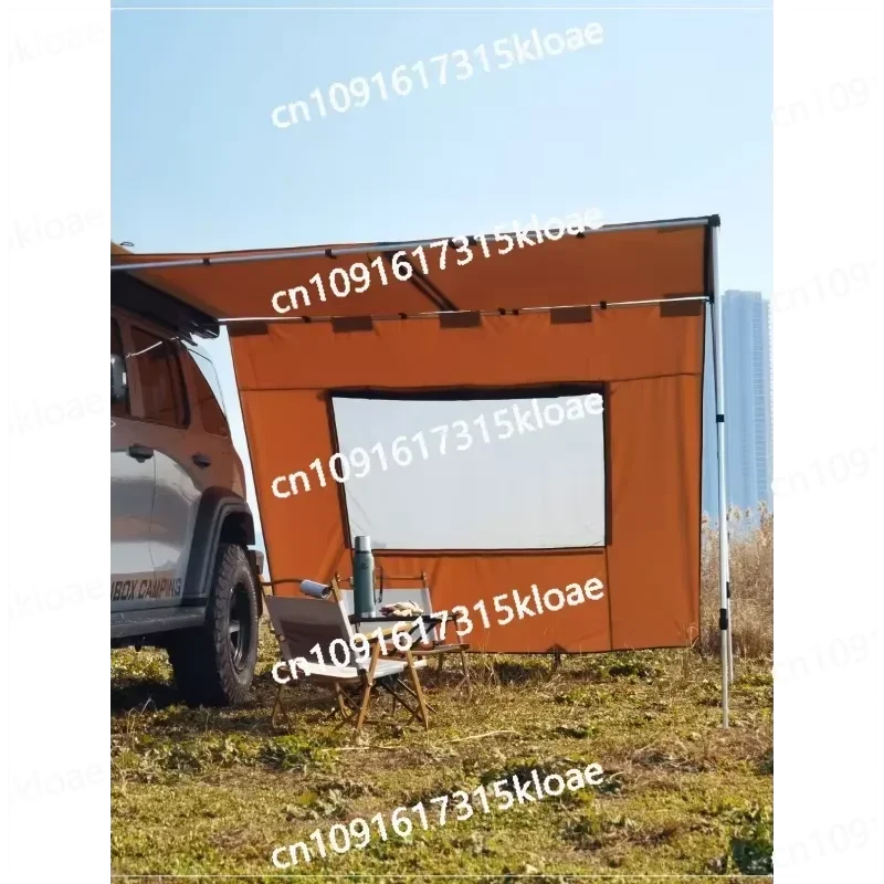 Side Tent Expansion Accessories with Windows, Side Sunshade Cloth, Side Tent Curtain, Canopy Tent Enclosure and Windproof