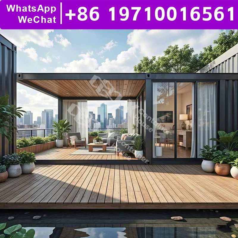 

Prefab Tiny Homes Mobile Steel Student Dormitory Language Lab Sport Club Faculty Office Environmentally Friendly Flat Pack House