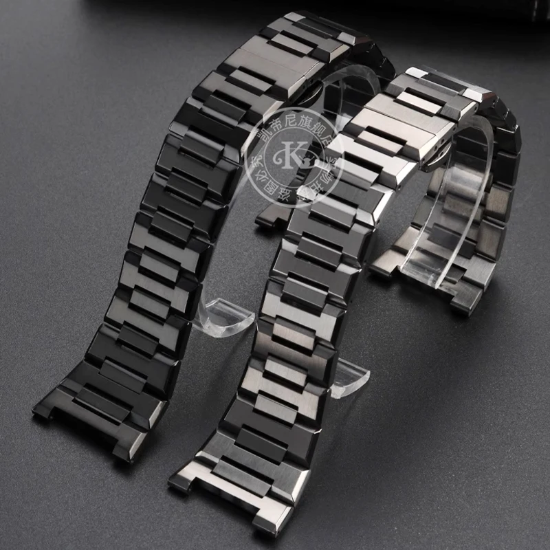 For Renault Rarone Gemini Stainless Steel Watch Strap 8840129 8840119 8840139 Metal Bracelet Notch Watchband Men's Watch Accesso