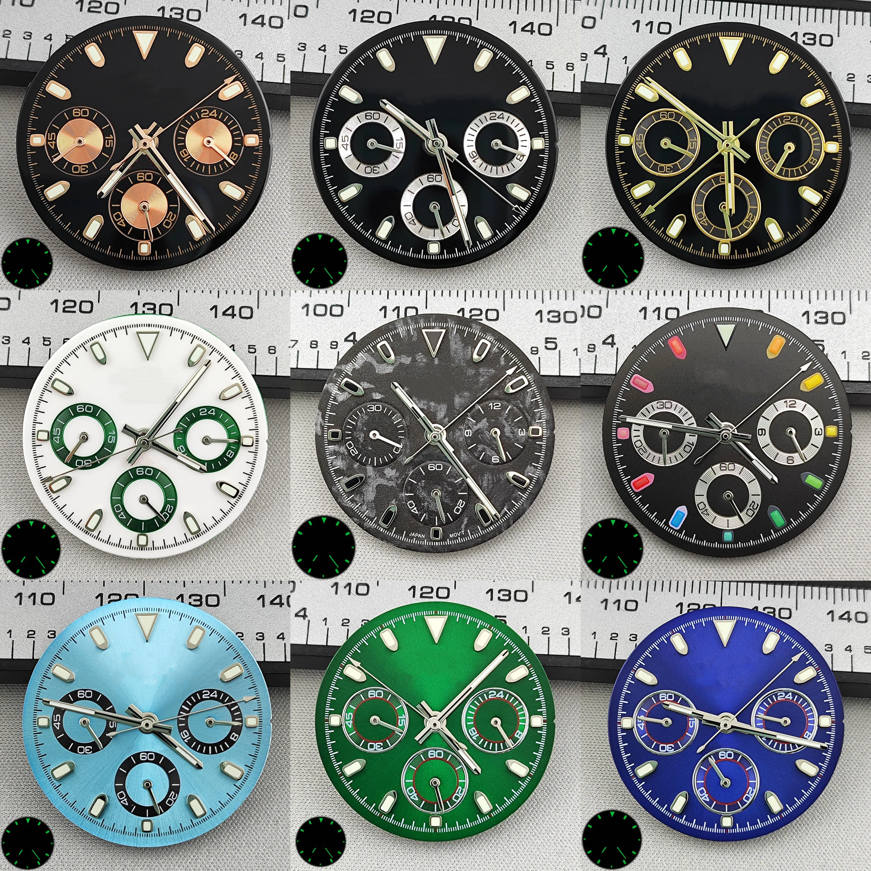 VK63 quartz movement 29mm dial/pointer watch accessory