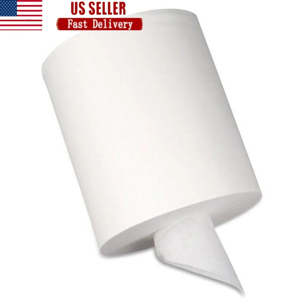 

Center Pull Paper Towels 1 Ply 320 Sheets Roll Hygienic Soft Absorbent Towels Hand Drying Surface Cleaning Commercial Use