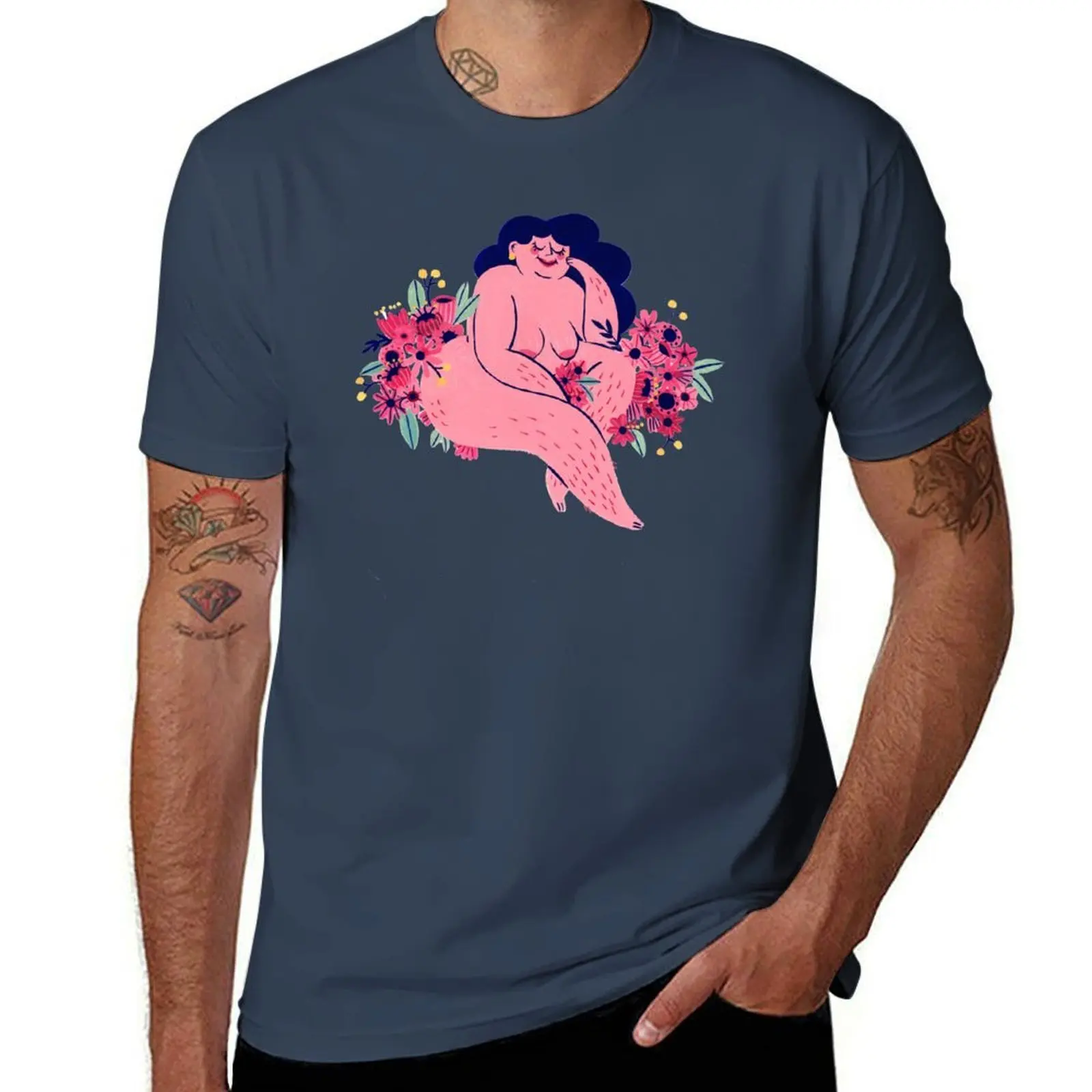 

Among the flowers T-Shirt Summer Holiday Casual Tee