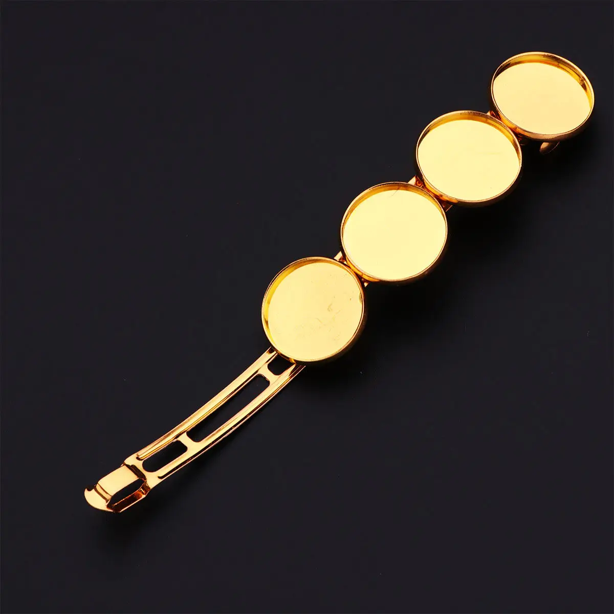 

10Pcs Golden Spring Clips for Hair DIY Headdress Fashion Stylish Handmade Jewelry Making Kit Fashion Headdress Accessory