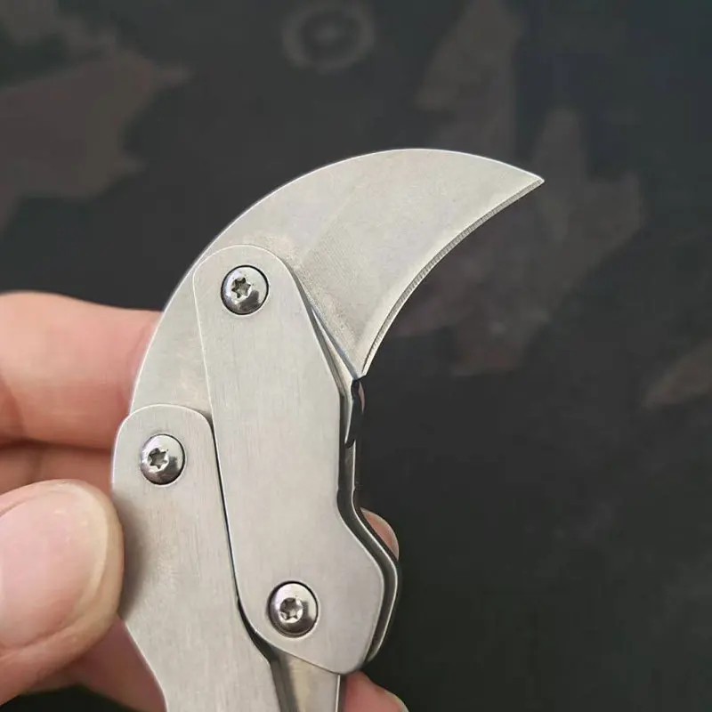 Cuchillo de camping mecánico portátil para exteriores, multifunción - imagen 2