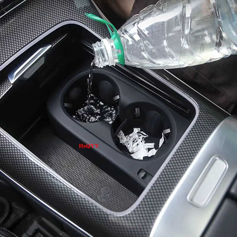 For Mercedes Benz C Class W206 22-24 Central Control Water Cup Cushion Modified Interior Water Cup Anti slip Silicone Cushion