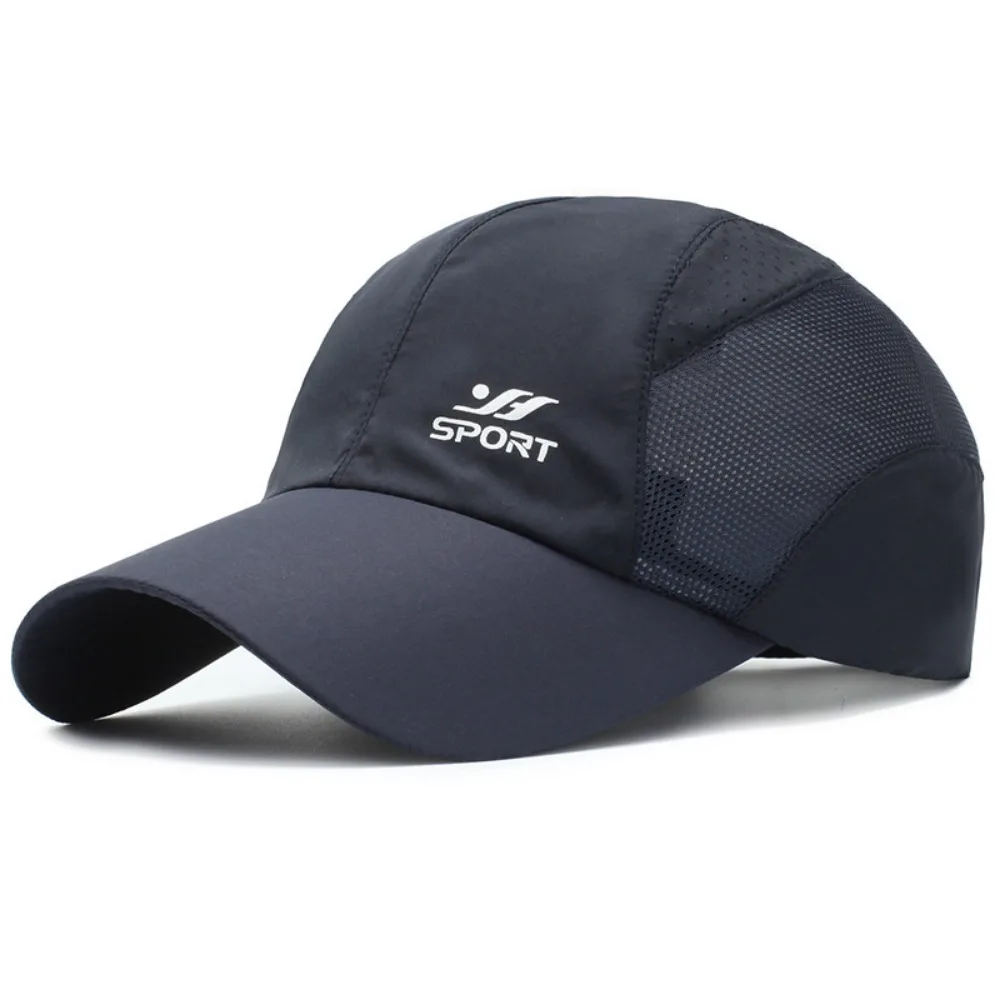 

Quick Drying Fabric Sports Hats Sun Protection Breathable Men's Sun Hats Daily Life Casual Baseball Net Caps Running Cap